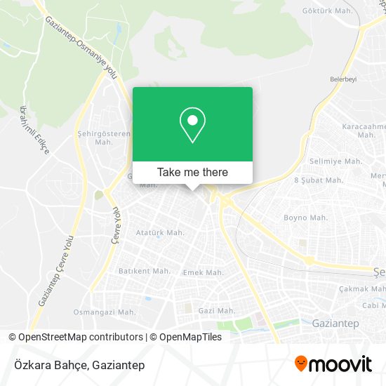 Özkara Bahçe map