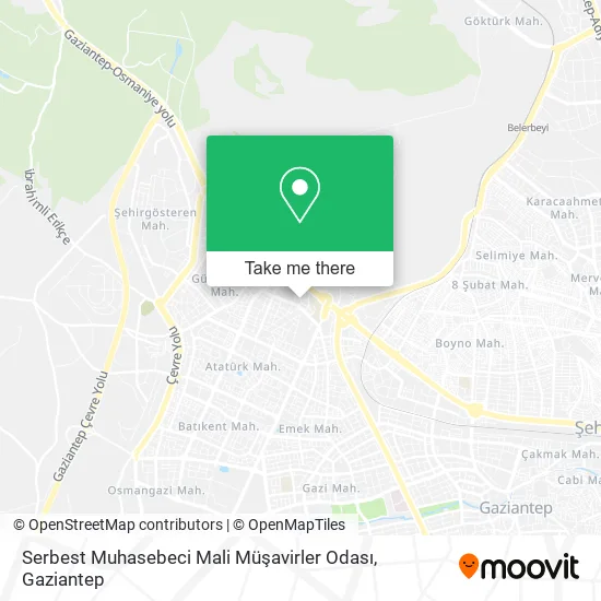 Serbest Muhasebeci Mali Müşavirler Odası map