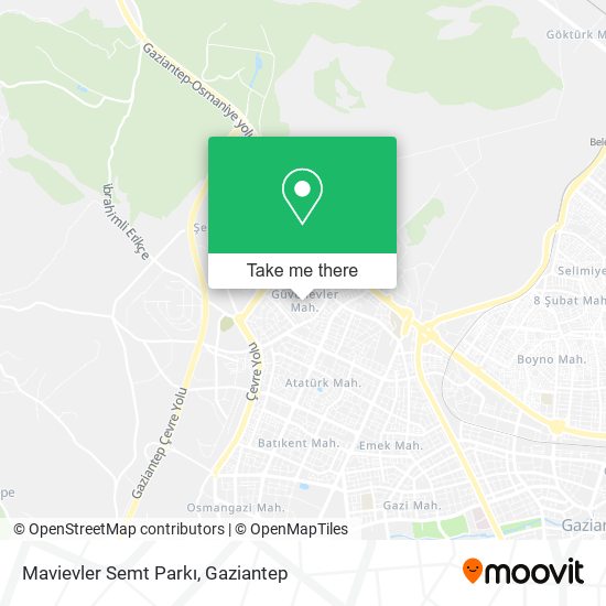 Mavievler Semt Parkı map