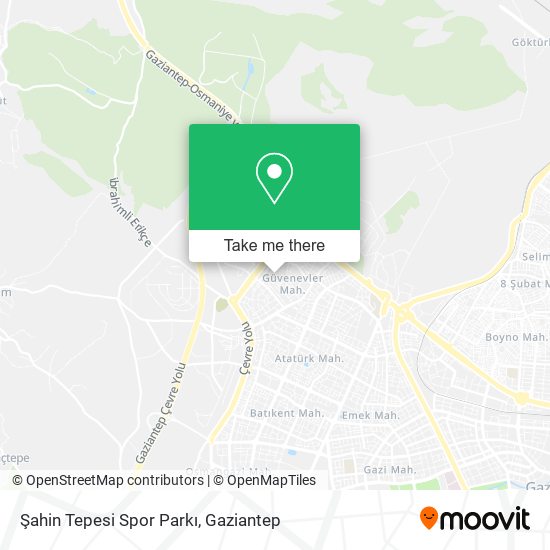 Şahin Tepesi Spor Parkı map