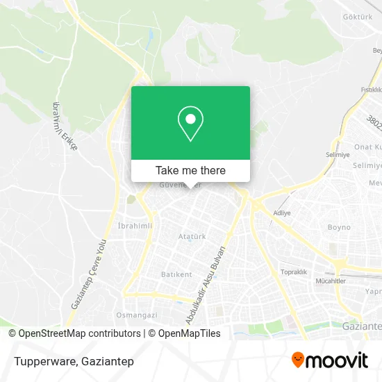 Tupperware map