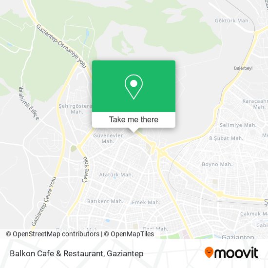 Balkon Cafe & Restaurant map