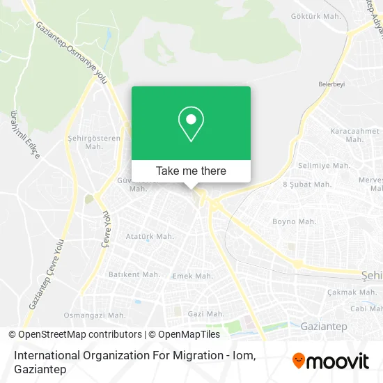 International Organization For Migration - Iom map