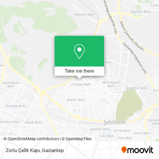 Zorlu Çelik Kapı map