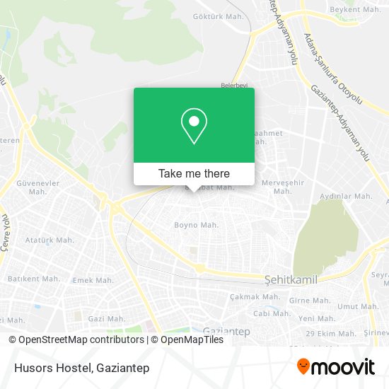 Husors Hostel map