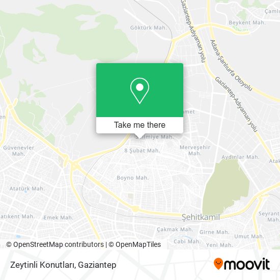 Zeytinli Konutları map
