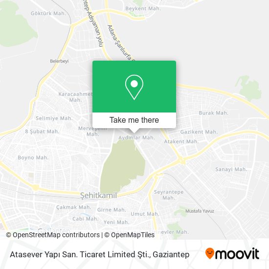 Atasever Yapı San. Ticaret Limited Şti. map