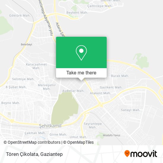 Tören Çikolata map