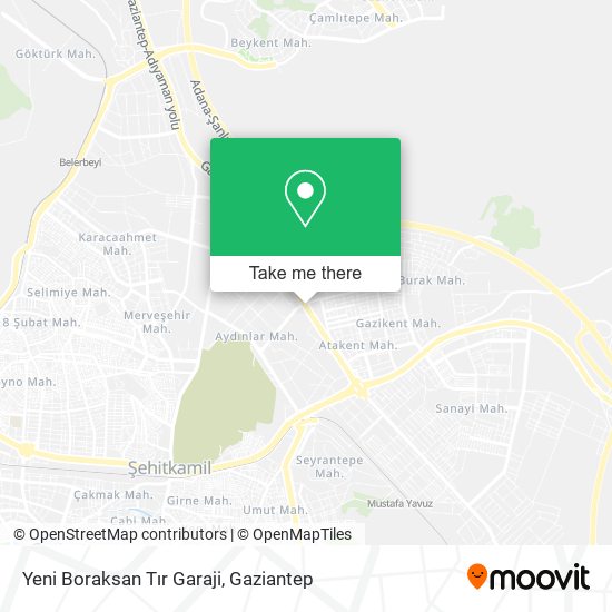 Yeni Boraksan Tır Garaji map