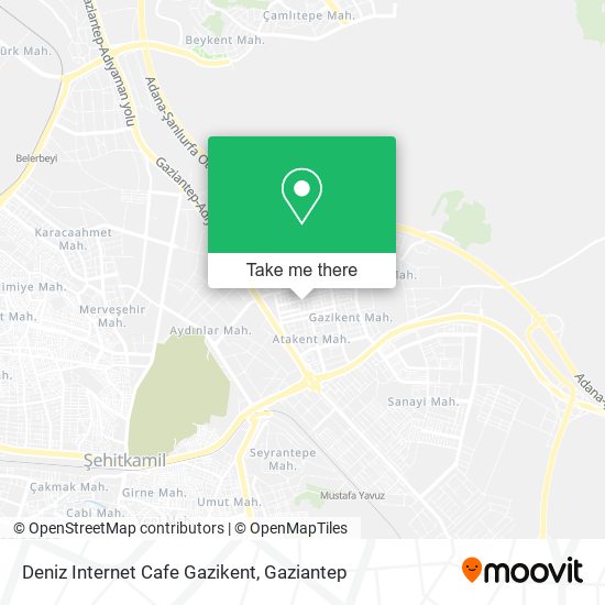 Deniz Internet Cafe Gazikent map