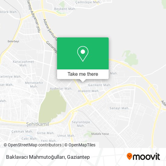 Baklavacı Mahmutoğulları map
