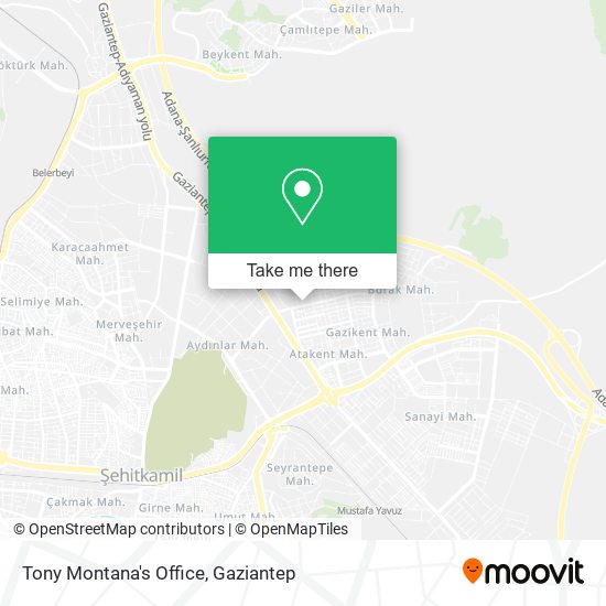 Tony Montana's Office map