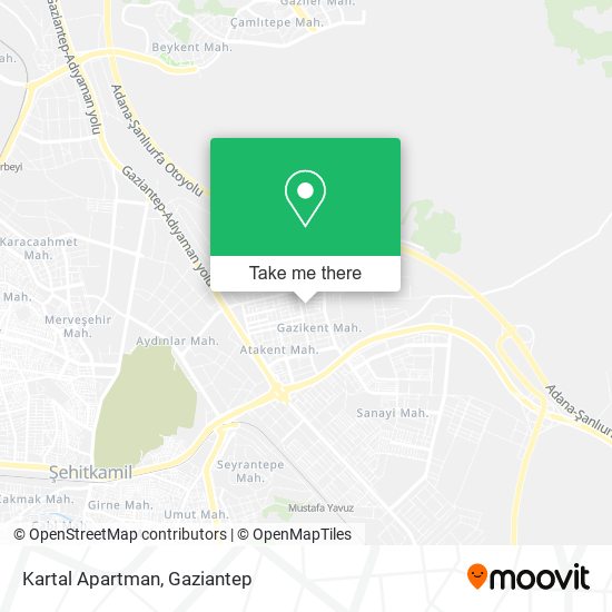 Kartal Apartman map