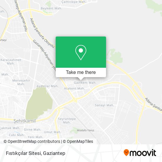 Fıstıkçılar Sitesi map