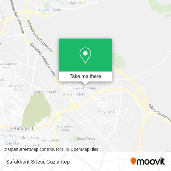 Şafakkent Sitesi map