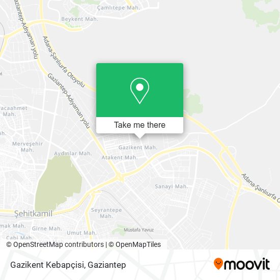 Gazikent Kebapçisi map