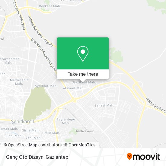 Genç Oto Dizayn map