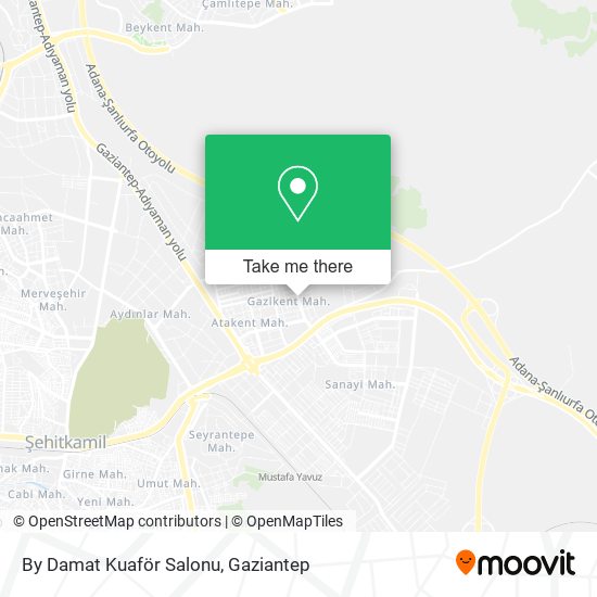 By Damat Kuaför Salonu map
