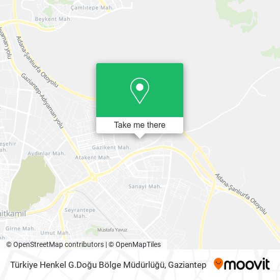 Türkiye Henkel G.Doğu Bölge Müdürlüğü map