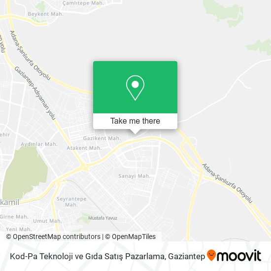 Kod-Pa Teknoloji ve Gıda Satış Pazarlama map