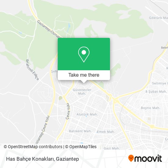 Has Bahçe Konakları map