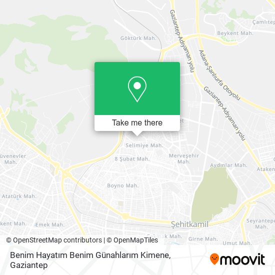 Benim Hayatım Benim Günahlarım Kimene map