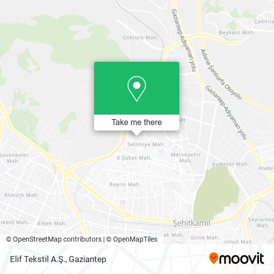 Elif Tekstil A.Ş. map