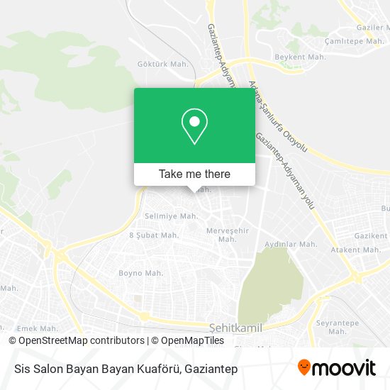 Sis Salon Bayan Bayan Kuaförü map