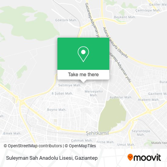 Suleyman Sah Anadolu Lisesi map