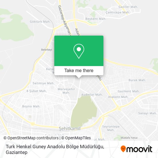 Turk Henkel Guney Anadolu Bölge Müdürlüğu map