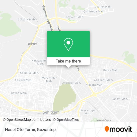 Hasel Oto Tamir map