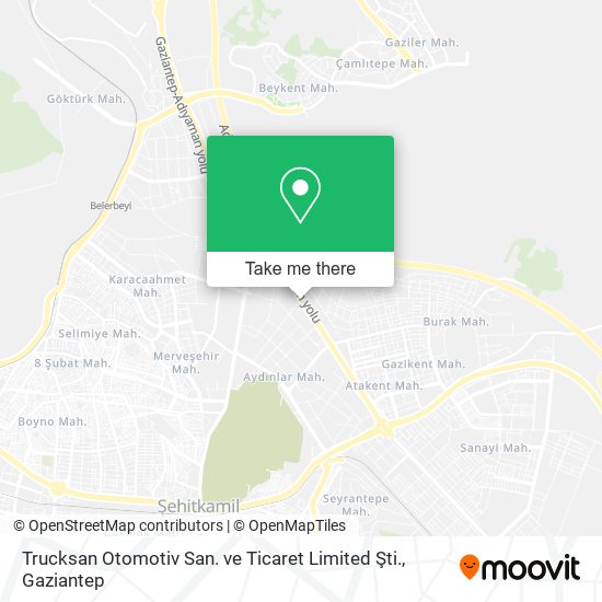 Trucksan Otomotiv San. ve Ticaret Limited Şti. map
