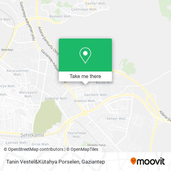Tanin Vestel&Kütahya Porselen map