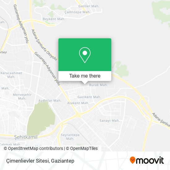 Çimenlievler Sitesi map