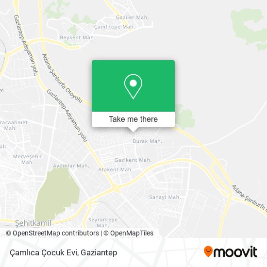Çamlıca Çocuk Evi map