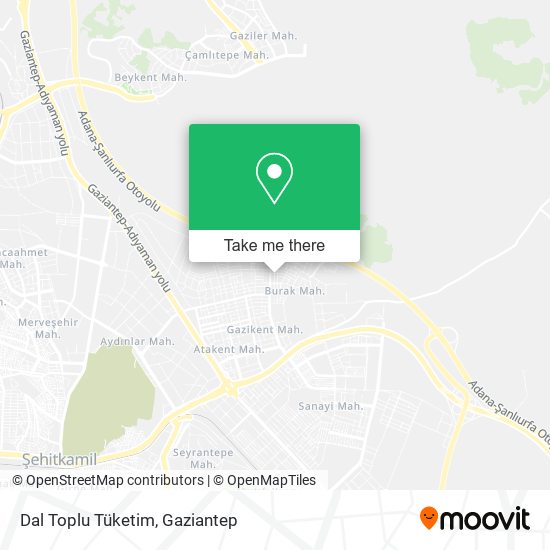 Dal Toplu Tüketim map