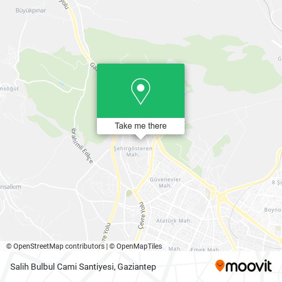 Salih Bulbul Cami Santiyesi map