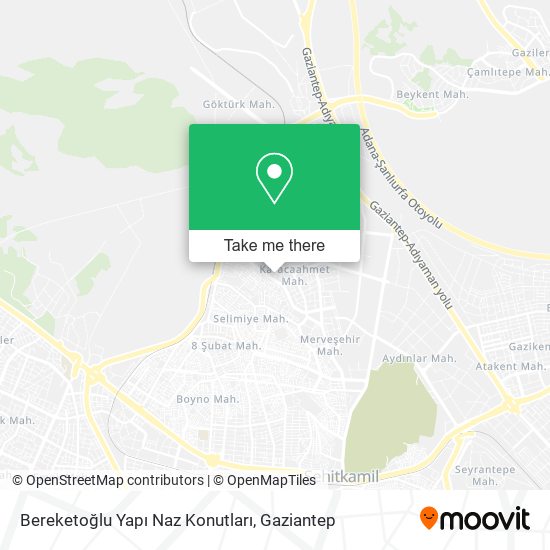 Bereketoğlu Yapı Naz Konutları map