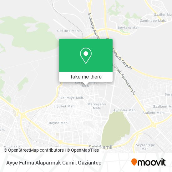 Ayşe Fatma Alaparmak Camii map