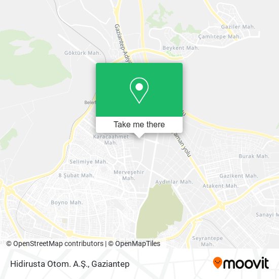 Hidirusta Otom. A.Ş. map