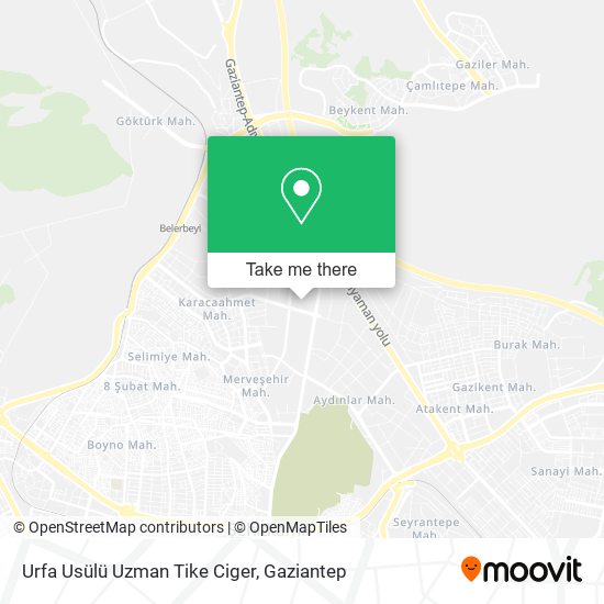 Urfa Usülü Uzman Tike Ciger map