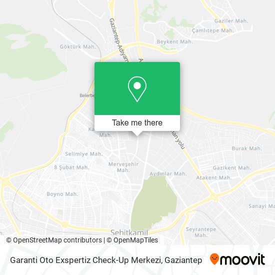 Garanti Oto Exspertiz Check-Up Merkezi map