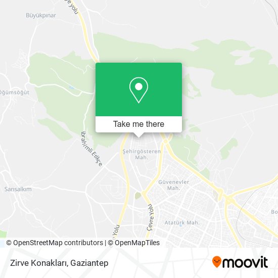 Zirve Konakları map