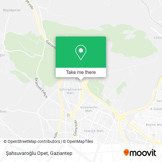 Şahsuvaroğlu Opet map
