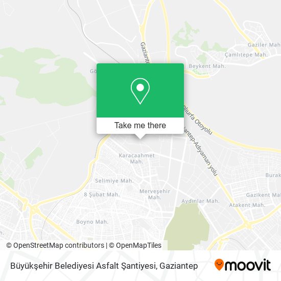 Büyükşehir Belediyesi Asfalt Şantiyesi map