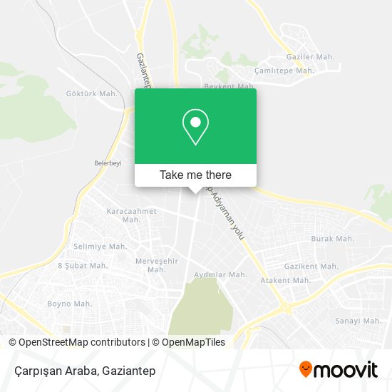 Çarpışan Araba map