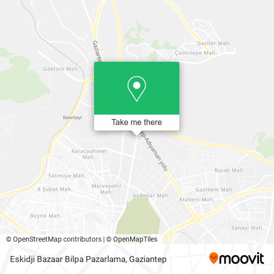 Eskidji Bazaar Bilpa Pazarlama map