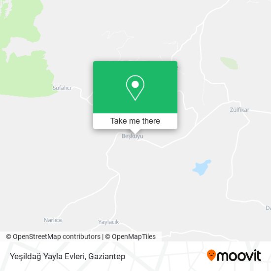 Yeşildağ Yayla Evleri map