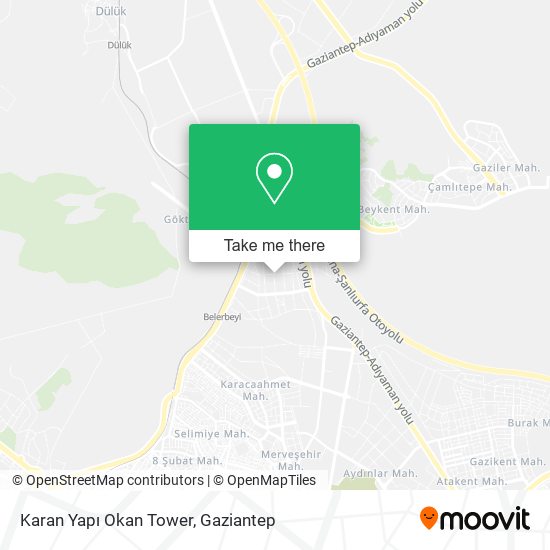 Karan Yapı Okan Tower map