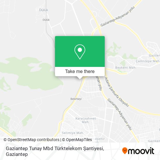 Gaziantep Tunay Mbd Türktelekom Şantiyesi map